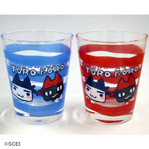 トロのおみせ柄グラスセット