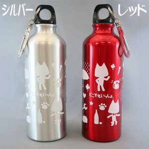 カラビナ付ドリンクボトル《レッド》