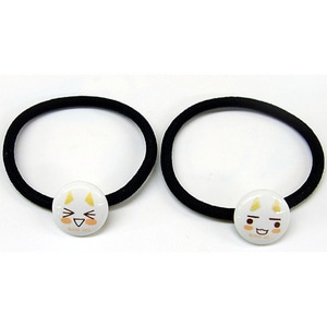 【どこでもいっしょ】トロ陶器ヘアゴム2個セット