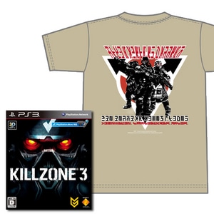 『KILLZONE 3』ソフト + ヘルガスト プロパガンダTシャツ(サンドカーキ)Lサイズ