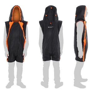 ヒューマノイドスリーピングバッグ　HANSODEシリーズブラック×オレンジ