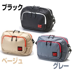 NOMADIC POLYGON LINE A4サイズショルダーバッグベージュ