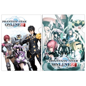 「ファンタシースターオンライン2」クリアファイル2枚セット【セガストア2012年末大感謝祭】