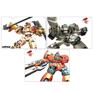 「電脳戦機バーチャロン」ワンマンレスキュー クリアファイル3枚セット【セガストア2012年末大感謝祭