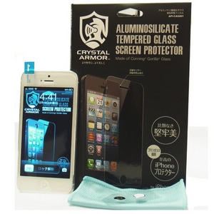 ゴリラガラス採用iPhone 5用液晶保護ガラスフィルム CRYSTAL ARMOR