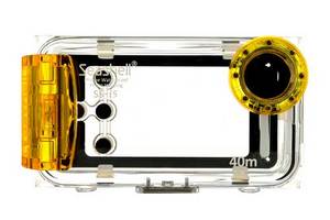 SeaShell防水フォトハウジングiPhone5用アンバーオレンジ