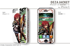 デザジャケット 新・世界樹の迷宮 ミレニアムの少女 iPhone 5ケース&保護シートデザイン04(ラクーナ・シェルドン)