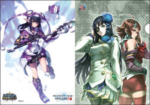 「ファンタシースター感謝祭2013」公式アルミ蒸着クリアファイル ※完全受注生産【PSO感謝祭2013グッズ】