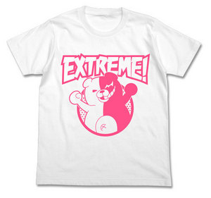 ダンガンロンパ The Animation モノクマEXTREME TシャツWHITE-L