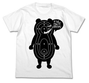 ダンガンロンパ The Animation モノクマターゲットTシャツWHITE-L