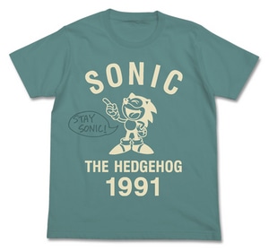ソニック・ザ・ヘッジホッグ ソニック1991TシャツSAGE BLUE-L