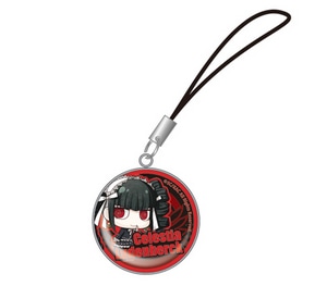 ダンガンロンパThe Animation コウブツヤ クリスタルドームストラップ ちみキャラセレスティア・ルーデンベルク