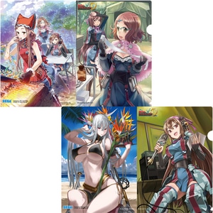 「戦場のヴァルキュリアDUEL」クリアファイル2枚組み(レンブラント三姉妹セット)【セガストア2013年末大感謝祭】