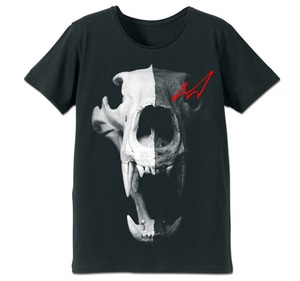 ダンガンロンパ1・2 モノクマスカルTシャツBLACK-M