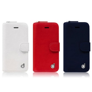 dreamplus Zipper財布付き iPhone5/5ケースホワイト
