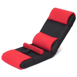 Gymza お手軽腹筋座いすブラック×レッド