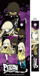 『ペルソナQ　シャドウ オブ ザ ラビリンス』　携帯ストラップ&クリーナー　「玲&善」