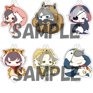 『華アワセ』“あにまる”アクリルキーホルダー(6種セット)(購入特典付)