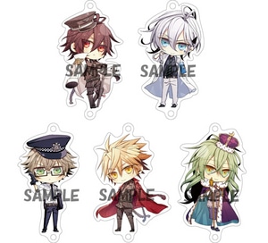 AMNESIA World(アムネシア ワールド)アクリルキーホルダー（5種セット）