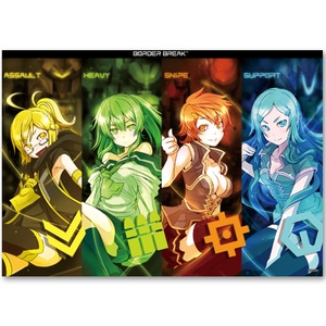 『BORDER BREAK』「チャンスギャルズ」3Dポスター【BBGP2015】