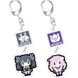 アクリル8bitキーホルダー2種セット（ネプギア×ユニ）【専売商品】[新次元ゲイム ネプテューヌVII]