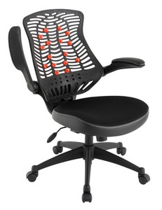 Bauhutte 指圧的アタッチメント付き折りたたみオフィスチェアKnochen plus(クノッへンプラス)