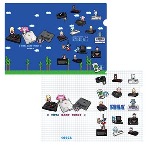セガハードガールズ　クリアファイル 2枚セット【TGS2015グッズ】