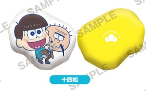 おそ松さん　ダイカットクッション十四松