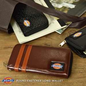 Dickies (ディッキーズ) ラウンドファスナー長財布aブラック