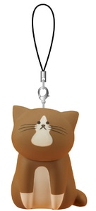 フィギュアストラップ猫のぽんた じ～Ver.
