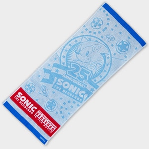 ソニック25th ジャガード織刺繍タオル【ソニック25thグッズ】