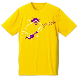 ダンガンロンパ3 モノクマ サツガイ現場 ドライTシャツCANARY YELLOW-L