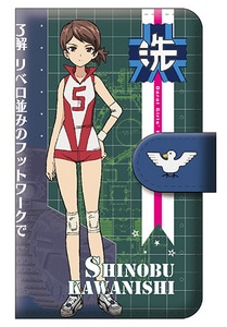「みんながいますから・・・」作戦 河西 忍 手帳型スマホケース M『ガールズ＆パンツァー　劇場版』【完全受注生産・専売商品】