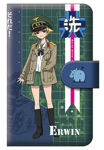 「みんながいますから・・・」作戦 エルヴィン 手帳型スマホケース M『ガールズ＆パンツァー　劇場版』【完全受注生産・専売商品】