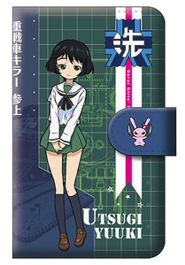 「みんながいますから・・・」作戦 宇津木 優季 手帳型スマホケース M『ガールズ＆パンツァー　劇場版』【完全受注生産・専売商品】