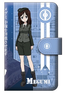 「みんながいますから・・・」作戦 メグミ 手帳型スマホケース M『ガールズ＆パンツァー　劇場版』【完全受注生産・専売商品】