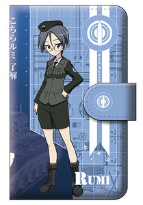 「みんながいますから・・・」作戦 ルミ 手帳型スマホケース M『ガールズ＆パンツァー　劇場版』【完全受注生産・専売商品】