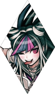 ダンガンロンパ1・2　希望のカケラアクリルバッジ　澪田唯吹