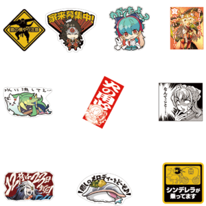 Wonderland Wars ペンカスタマイズステッカー