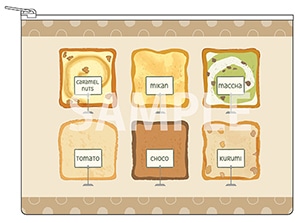 ACCA13区監察課　ポーチ　A MUGIMAKI柄