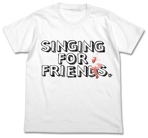 けものフレンズ 歌うトキTシャツWHITE-L