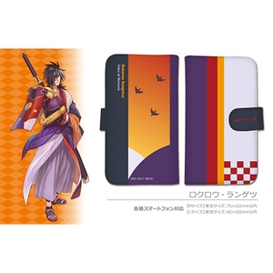 テイルズ オブ ベルセリア 手帳型スマホケース (ロクロウ・ランゲツ)Lサイズ