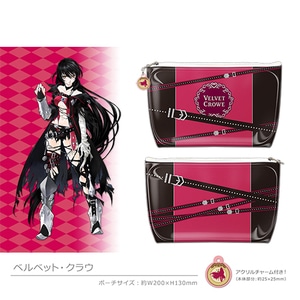 テイルズ オブ ベルセリア チャーム付きクリアコートポーチ (ベルベット・クラウ)