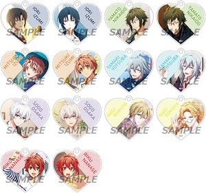 アイナナ日和 トレーディングハート型アクリルキーホルダーPACK（IDOLiSH7 Ver.）(エビテン・イベント専売商品)
