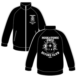 ミスカトニック大学ダイビング部ジャージ / L / BLACK×WHITE