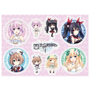 四女神オンライン CYBER DIMENSION NEPTUNE B5ステッカー