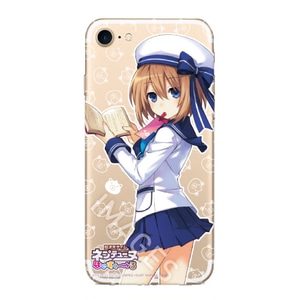 超次元ゲイム ネプテューヌ はいすくーる　iPhone7ケース ブラン
