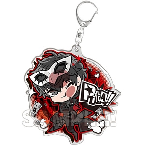 ぴた!でふぉめ　ペルソナ5　アクリルキーホルダーぷらす 主人公【専売商品】