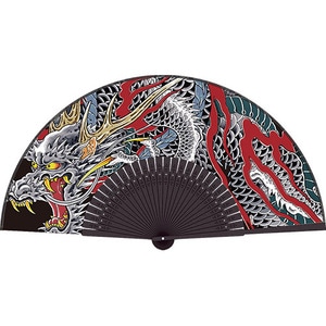 『龍が如く』桐生の昇り龍扇子