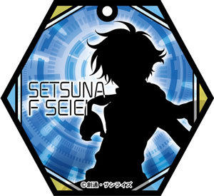 「機動戦士ガンダム00」ステンドグラスアートキーホルダー　刹那・F・セイエイ